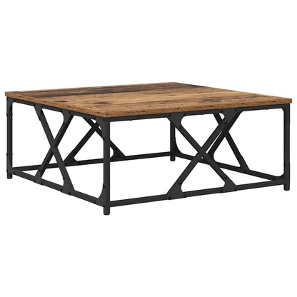 vidaXL Couchtisch Altholz 70 x 70 x 30 cm Holzwerkstoff