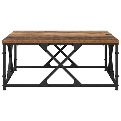 vidaXL Couchtisch Altholz 70 x 70 x 30 cm Holzwerkstoff