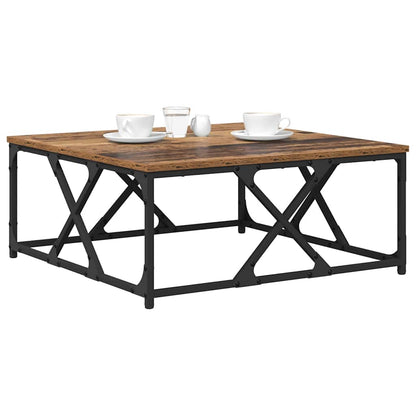 vidaXL Couchtisch Altholz 70 x 70 x 30 cm Holzwerkstoff