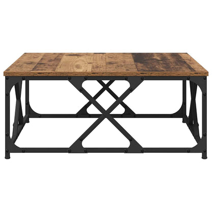 vidaXL Couchtisch Altholz 70 x 70 x 30 cm Holzwerkstoff