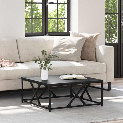 vidaXL Couchtisch Schwarz Eichen-Optik 70 x 70 x 30 cm Holzwerkstoff