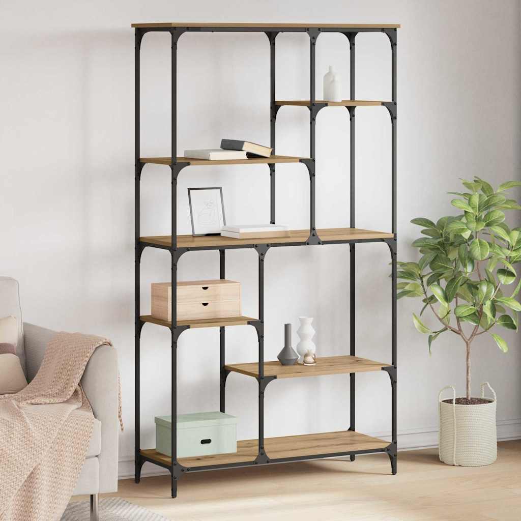 Bücherregal Artisan-Eiche 99 x 35,5 x 176 cm Holzwerkstoff