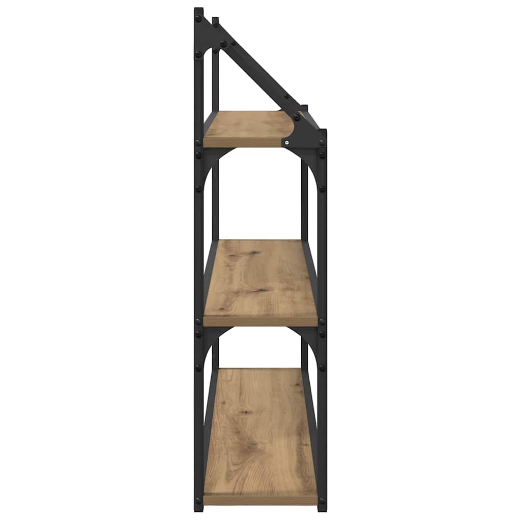 vidaXL Wandregal Artisan-Eiche 80 x 21 x 78,5 cm Holzwerkstoff