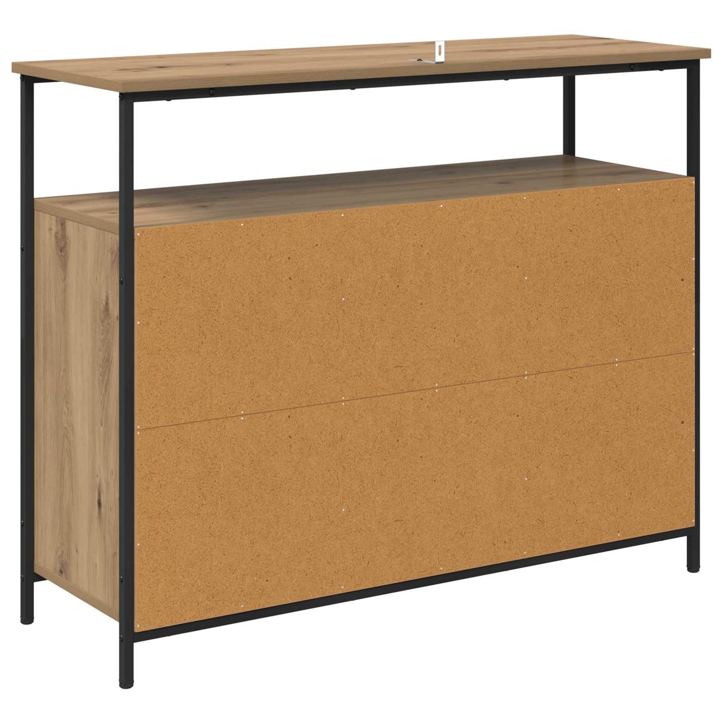 vidaXL Sideboard Artisan-Eiche 100 x 35 x 80 cm Holzwerkstoff