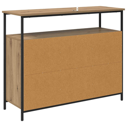 vidaXL Sideboard Artisan-Eiche 100 x 35 x 80 cm Holzwerkstoff
