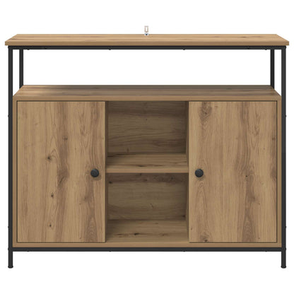 vidaXL Sideboard Artisan-Eiche 100 x 35 x 80 cm Holzwerkstoff