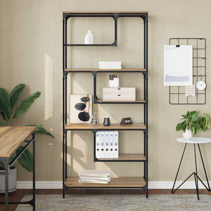 vidaXL Bücherregal Artisan-Eiche 81 x 36 x 176 cm Holzwerkstoff