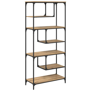 vidaXL Bücherregal Artisan-Eiche 81 x 36 x 176 cm Holzwerkstoff