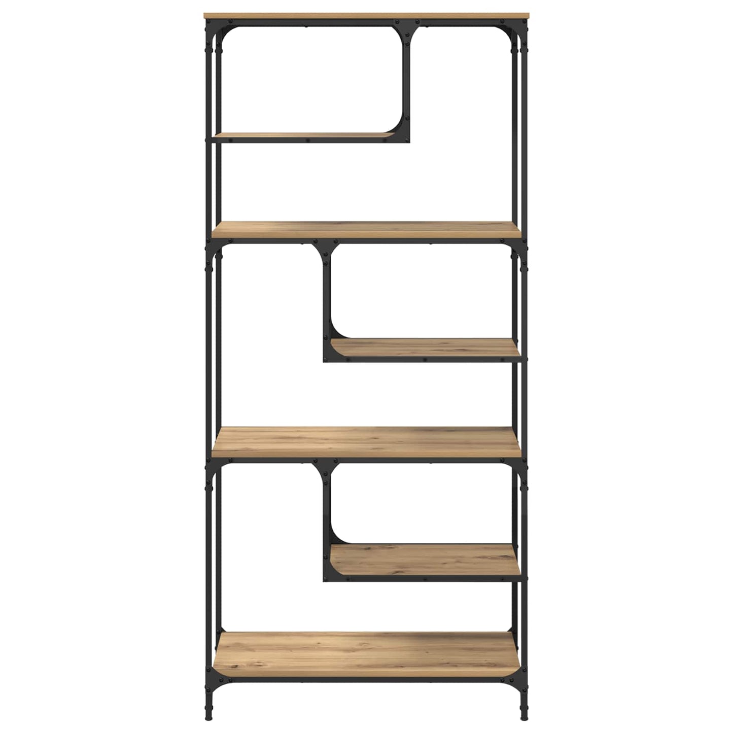 vidaXL Bücherregal Artisan-Eiche 81 x 36 x 176 cm Holzwerkstoff