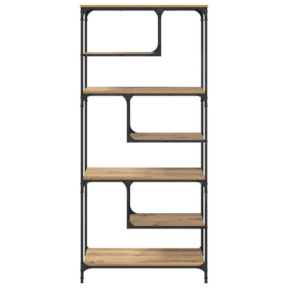 vidaXL Bücherregal Artisan-Eiche 81 x 36 x 176 cm Holzwerkstoff