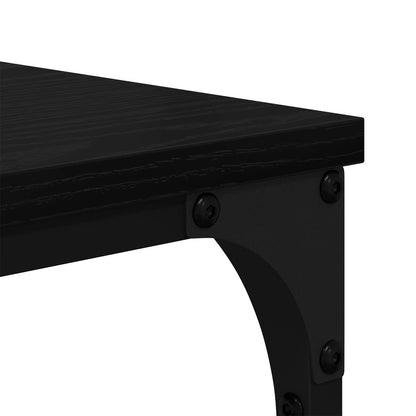 vidaXL Bücherregal Schwarz Eichen-Optik 81 x 36 x 176 cm Holzwerkstoff