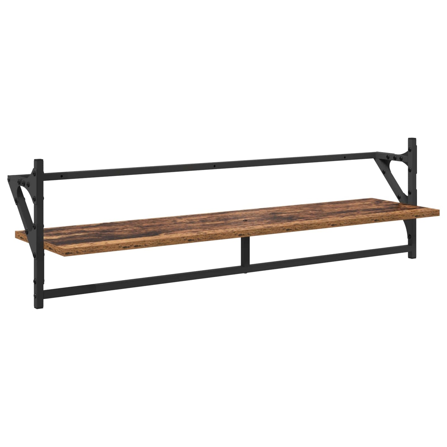 vidaXL Wandregal-Set 6 pcs Altholz 100 x 25 x 30 cm Holzwerkstoff