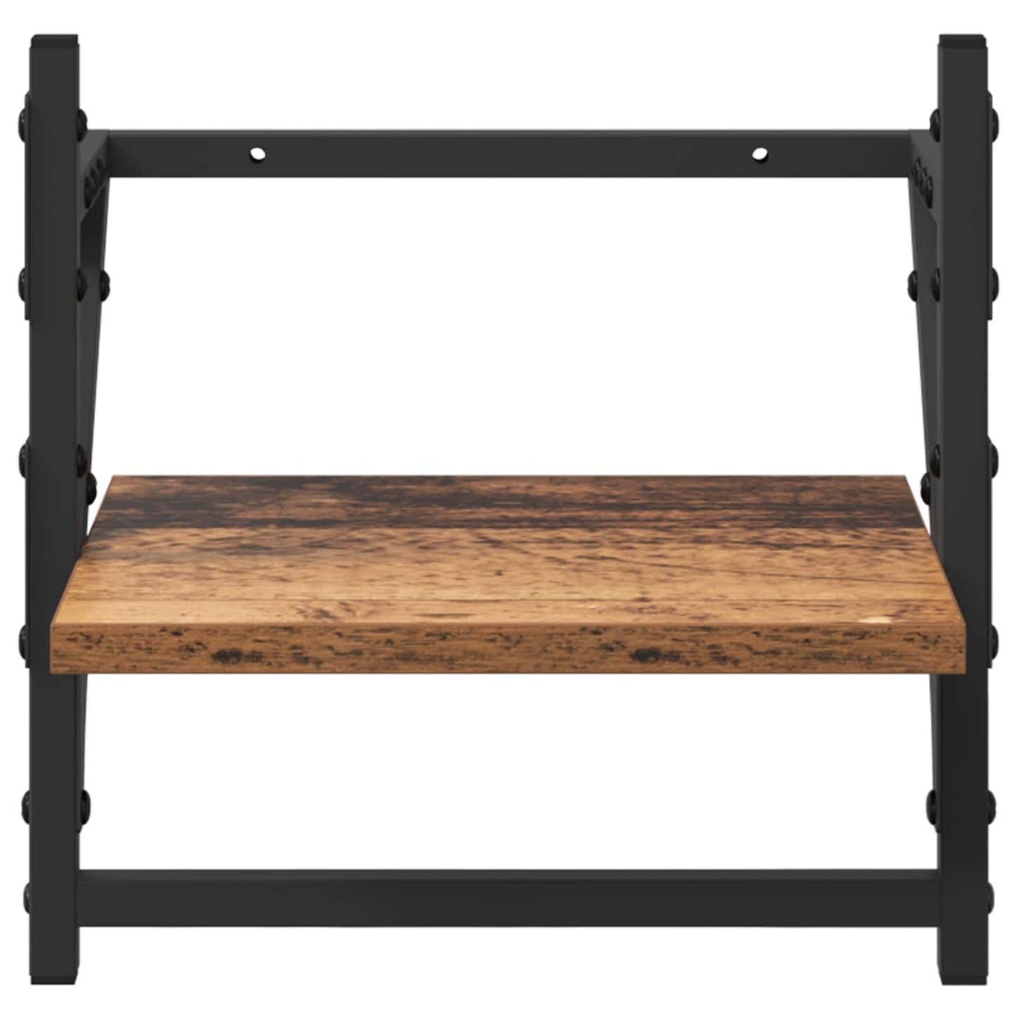 vidaXL Wandregal-Set 6 pcs Altholz 100 x 25 x 30 cm Holzwerkstoff
