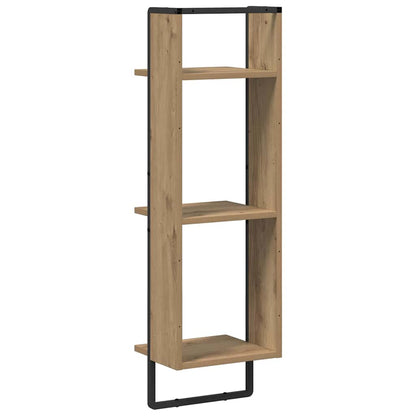 vidaXL Wandregal Artisan-Eiche 30 x 25 x 100 cm Holzwerkstoff