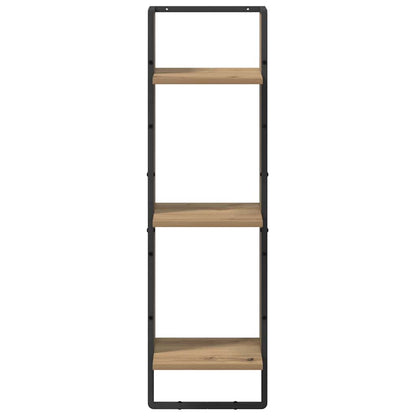 vidaXL Wandregal Artisan-Eiche 30 x 25 x 100 cm Holzwerkstoff