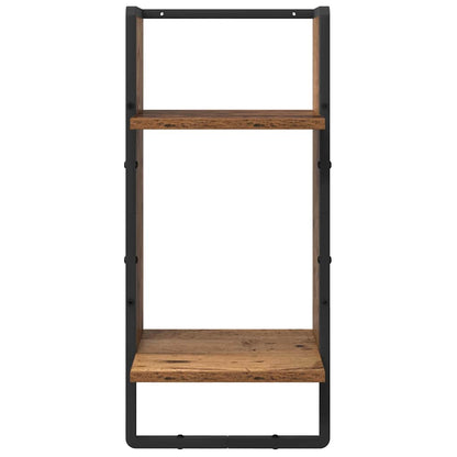 Wandregal-Set 4 pcs Altholz 65 x 25 x 30 cm Holzwerkstoff