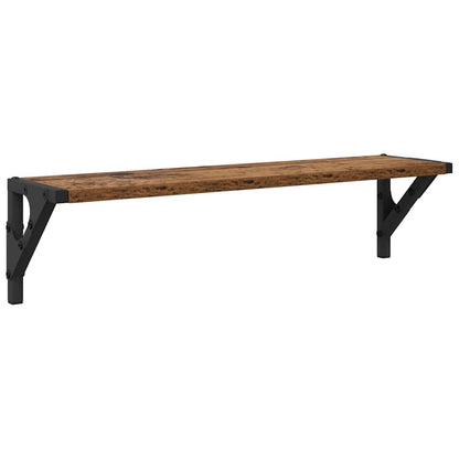 vidaXL Wandregale 2 pcs Altholz 60 x 15 x 15,5 cm Holzwerkstoff