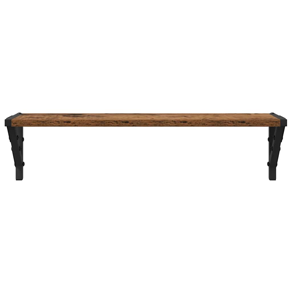 vidaXL Wandregale 2 pcs Altholz 60 x 15 x 15,5 cm Holzwerkstoff