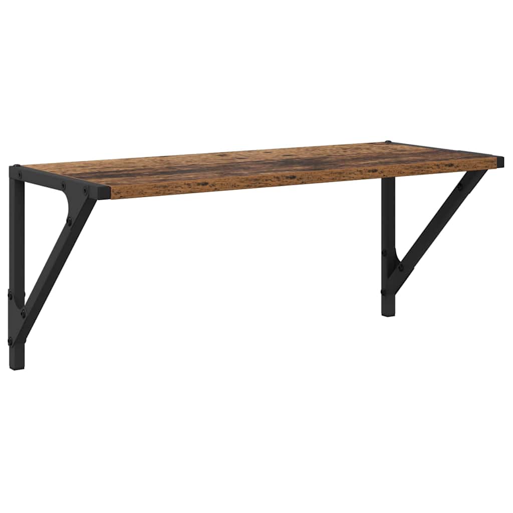 vidaXL Wandregale 2 pcs Altholz 60 x 25 x 25,5 cm Holzwerkstoff