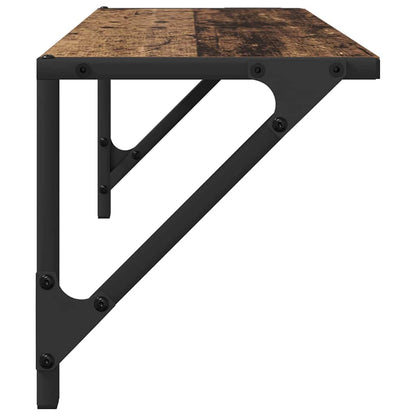 vidaXL Wandregale 2 pcs Altholz 60 x 25 x 25,5 cm Holzwerkstoff