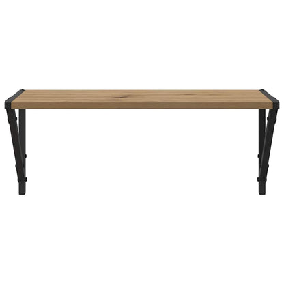 vidaXL Wandregale 2 pcs Artisan-Eiche 60 x 25 x 25,5 cm Holzwerkstoff