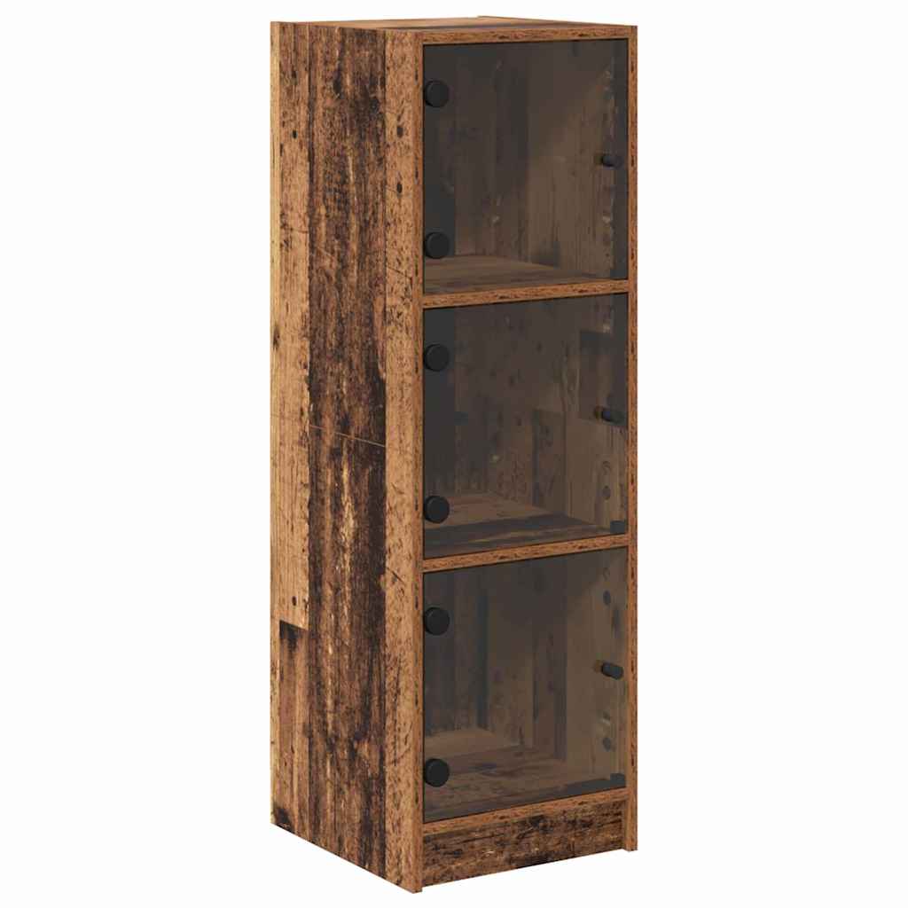 Highboard Altholz 35 x 37 x 109 cm Holzwerkstoff
