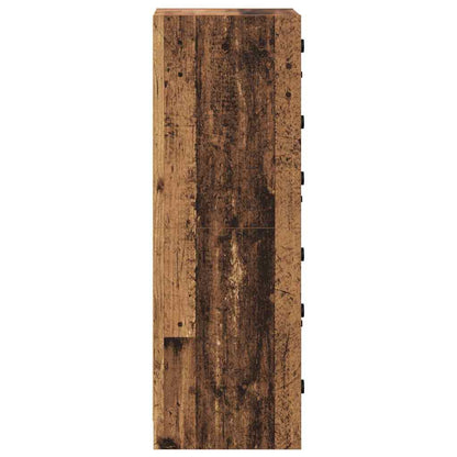 Highboard Altholz 35 x 37 x 109 cm Holzwerkstoff