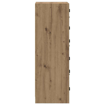 vidaXL Highboard Artisan-Eiche 35 x 37 x 109 cm Holzwerkstoff