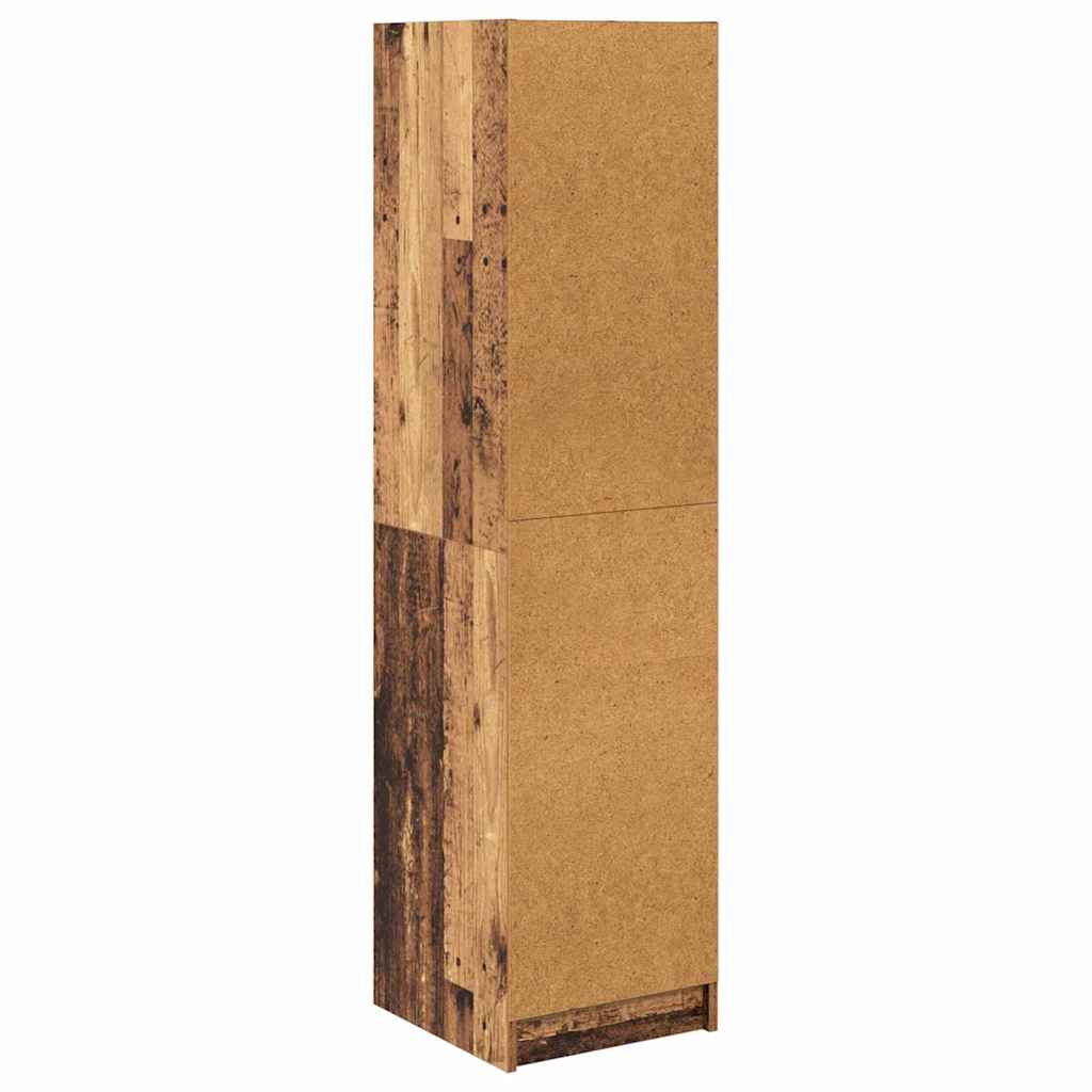 vidaXL Highboard Altholz 35 x 37 x 142 cm Holzwerkstoff