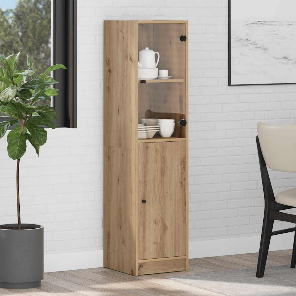 Highboard Artisan-Eiche 35 x 37 x 142 cm Holzwerkstoff