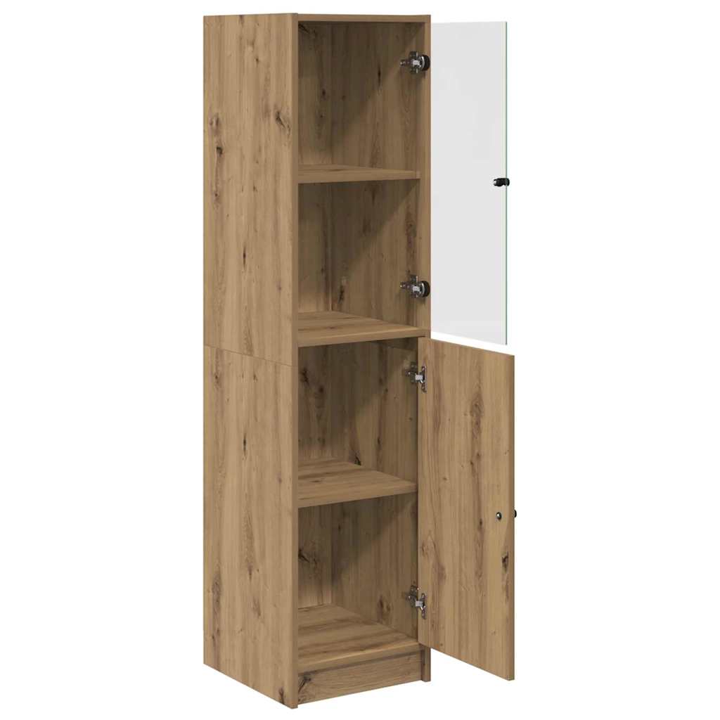 Highboard Artisan-Eiche 35 x 37 x 142 cm Holzwerkstoff