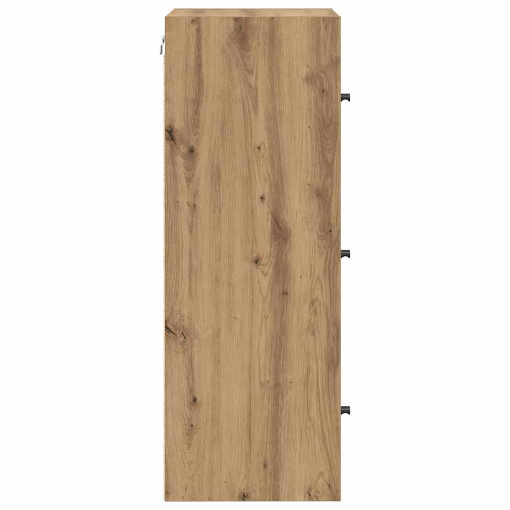 Wandschrank Artisan-Eiche 35 x 37 x 102 cm Holzwerkstoff