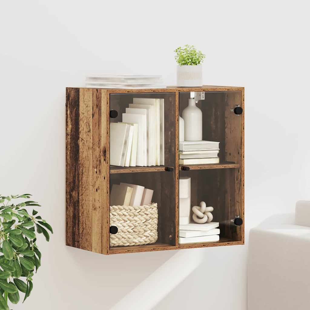 vidaXL Wandschrank Altholz 68 x 37 x 68,5 cm Holzwerkstoff