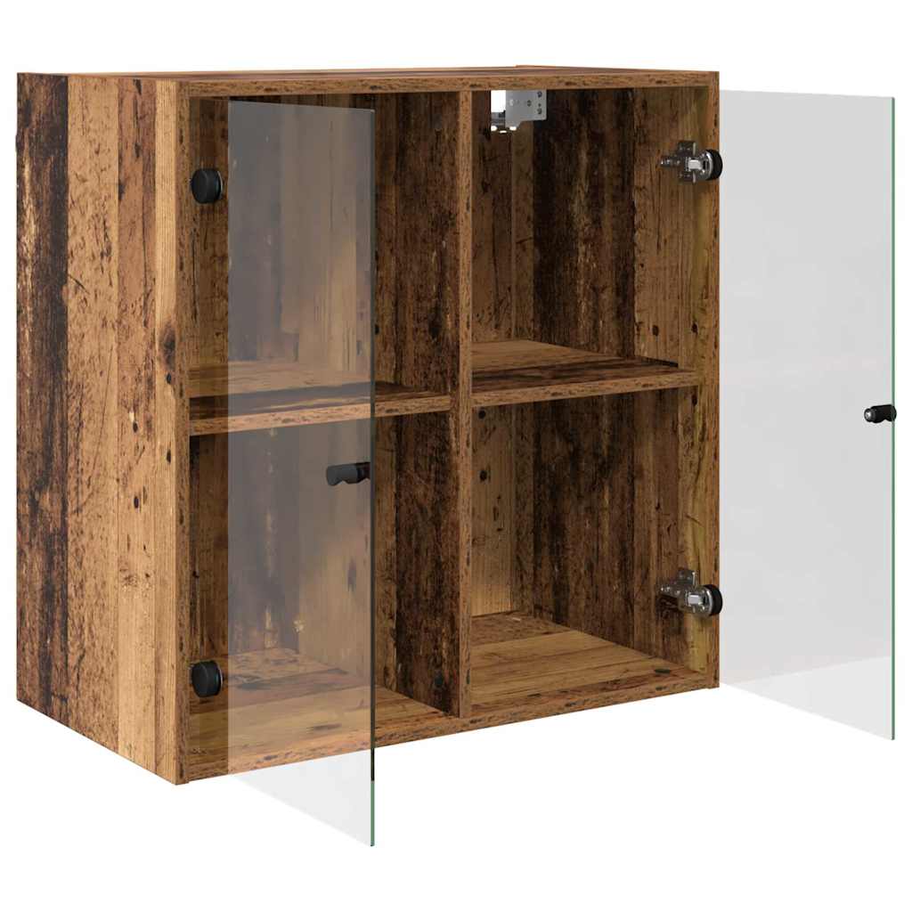 vidaXL Wandschrank Altholz 68 x 37 x 68,5 cm Holzwerkstoff