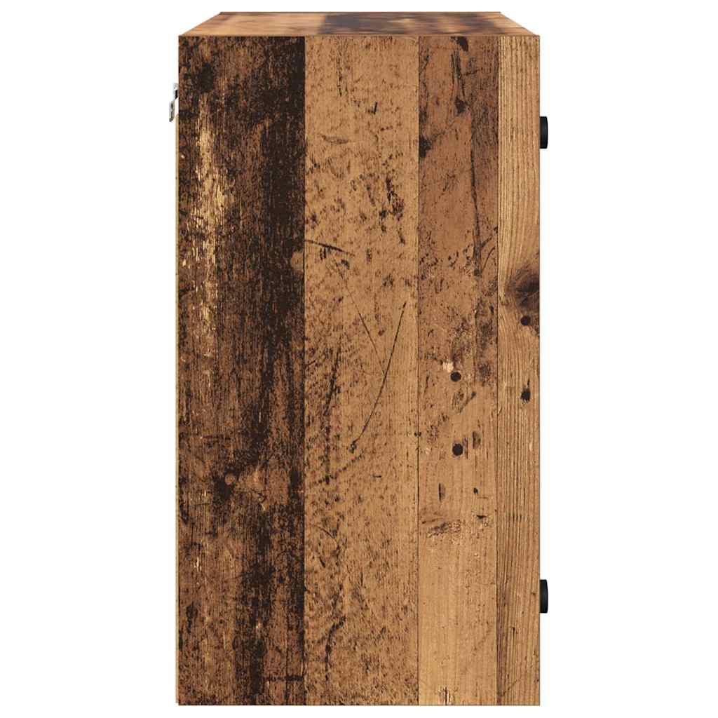 vidaXL Wandschrank Altholz 68 x 37 x 68,5 cm Holzwerkstoff