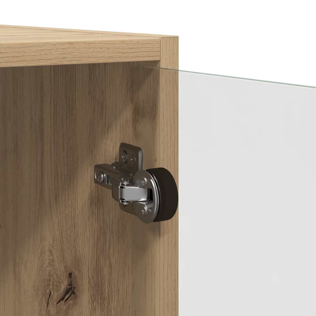 vidaXL Wandschrank Artisan-Eiche 68 x 37 x 68,5 cm Holzwerkstoff