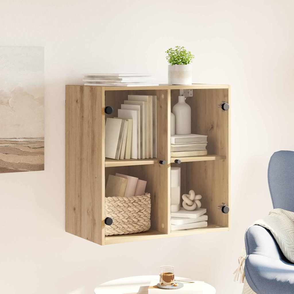 vidaXL Wandschrank Artisan-Eiche 68 x 37 x 68,5 cm Holzwerkstoff