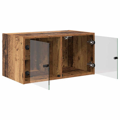 vidaXL Wandschrank Wandmontiert Altholz 68 x 37 x 35 cm Holzwerkstoff