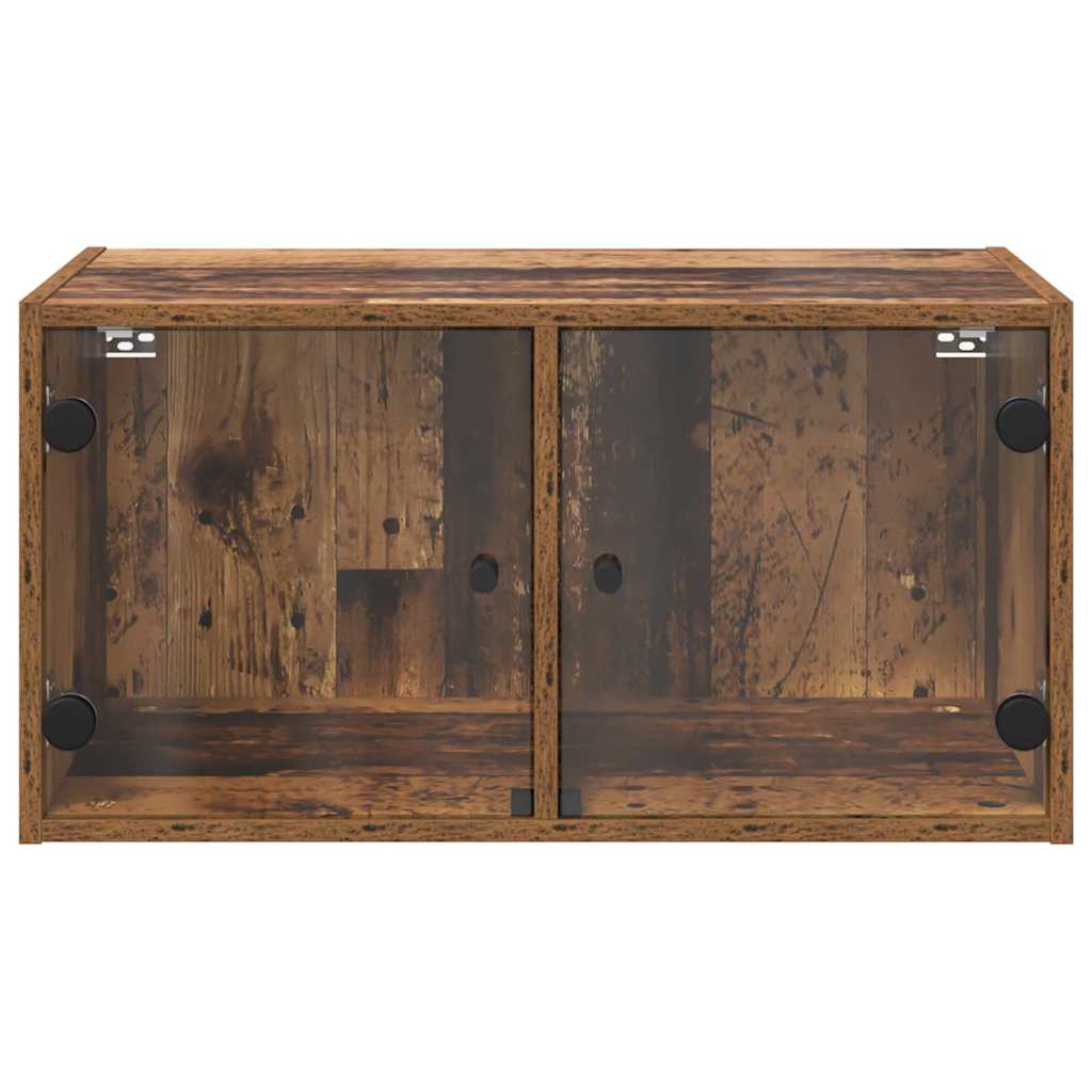 vidaXL Wandschrank Wandmontiert Altholz 68 x 37 x 35 cm Holzwerkstoff