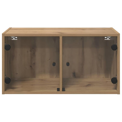 vidaXL Wandschränke 2 pcs Artisan-Eiche 68 x 37 x 35 cm Holzwerkstoff