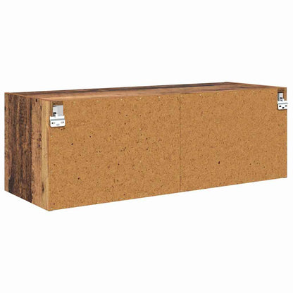 vidaXL Wandschrank Wandmontiert Altholz 102 x 37 x 35 cm Holzwerkstoff