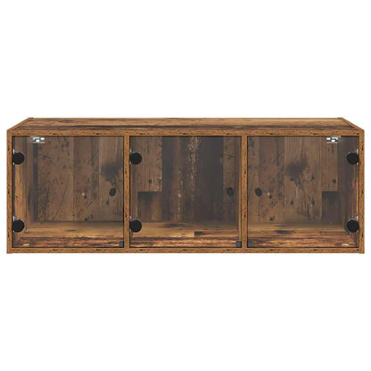 vidaXL Wandschrank Wandmontiert Altholz 102 x 37 x 35 cm Holzwerkstoff