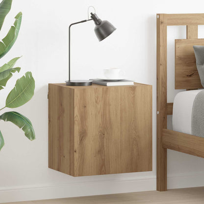 vidaXL TV-Wandregale 2 pcs Artisan-Eiche 40,5x30x40cm Holzwerkstoff