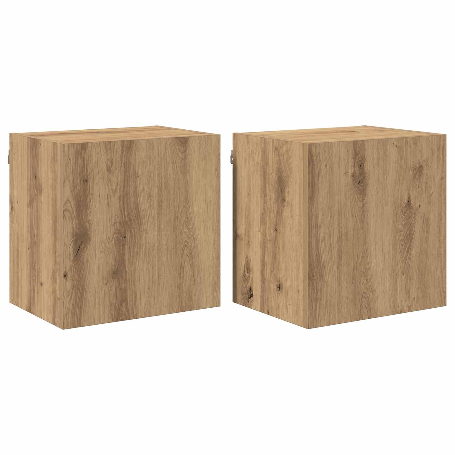 vidaXL TV-Wandregale 2 pcs Artisan-Eiche 40,5x30x40cm Holzwerkstoff