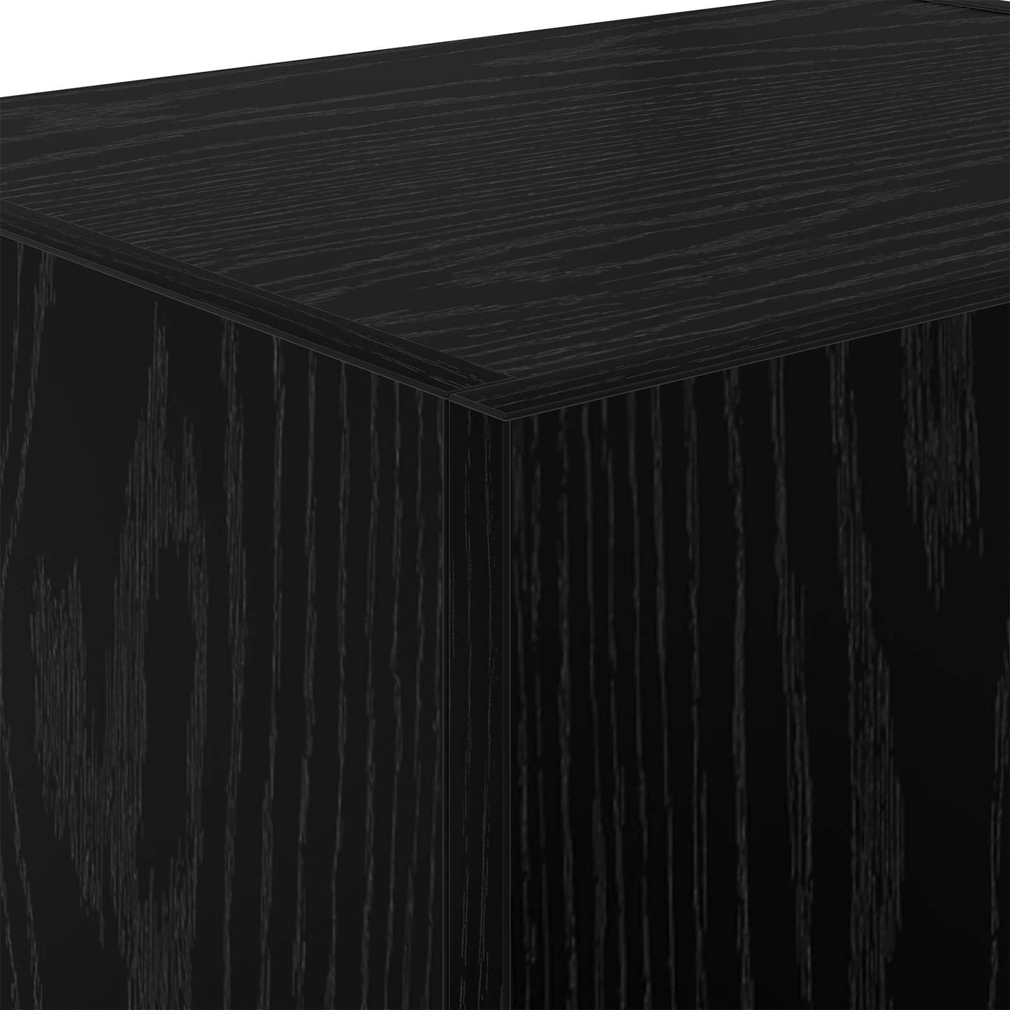 vidaXL TV-Wandschrank Schwarz Eichen-Optik 40,5x30x40cm Holzwerkstoff
