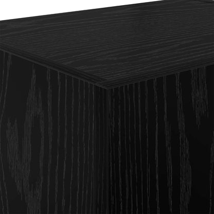 vidaXL TV-Wandschrank Schwarz Eichen-Optik 40,5x30x40cm Holzwerkstoff