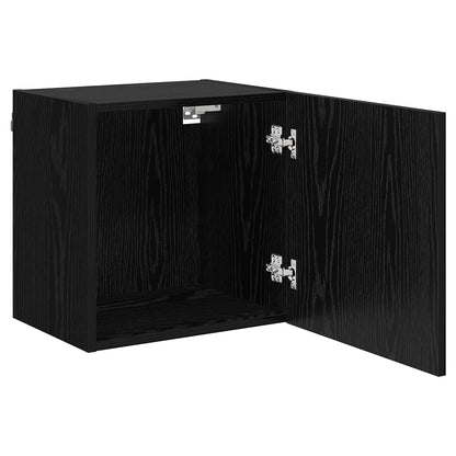 vidaXL TV-Wandregale 2 pcs Schwarz Eichen-Optik 40,5x30x40cm