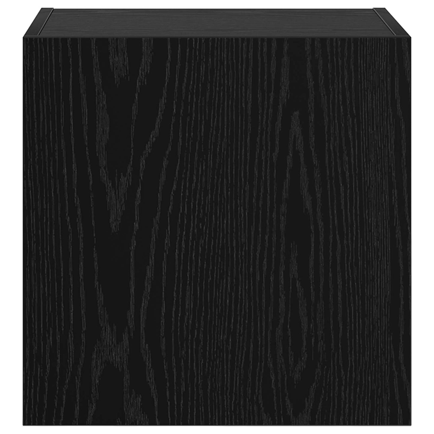 vidaXL TV-Wandregale 2 pcs Schwarz Eichen-Optik 40,5x30x40cm