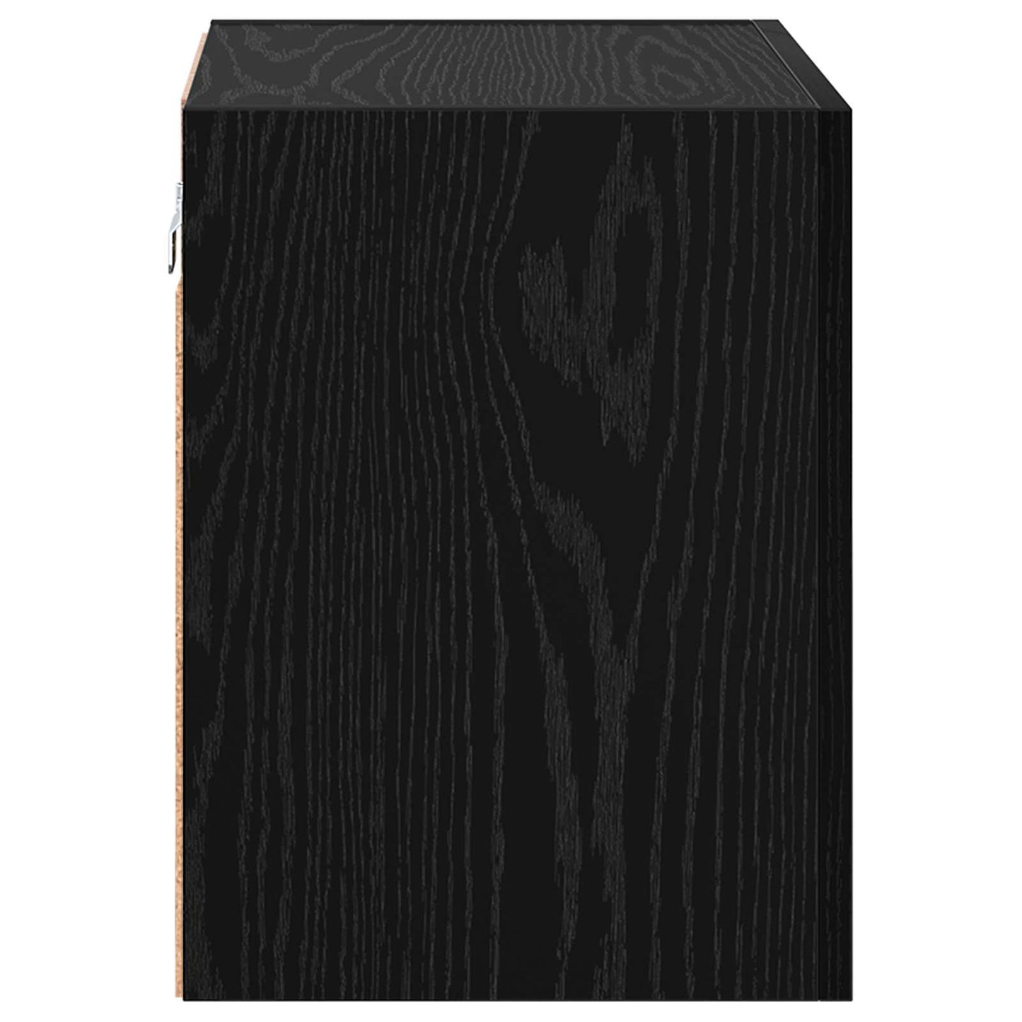 vidaXL TV-Wandregale 2 pcs Schwarz Eichen-Optik 40,5x30x40cm