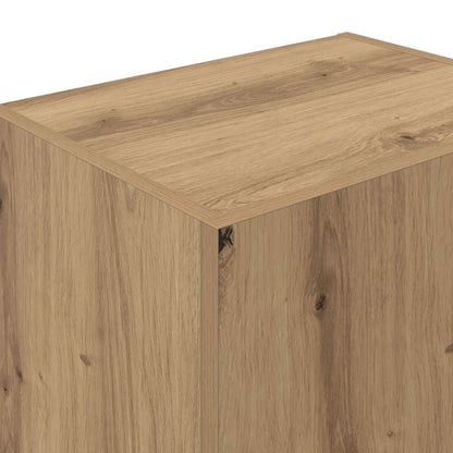 vidaXL TV-Wandschrank Artisan-Eiche 40,5 x 30 x 102 cm Holzwerkstoff